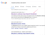 Google MD Case Search